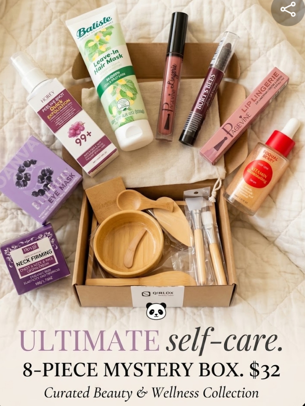 NEW 9-Pc Luxe Beauty & Skincare Bundle | K-Beauty, Hair Care, Spa Set-$100 Value